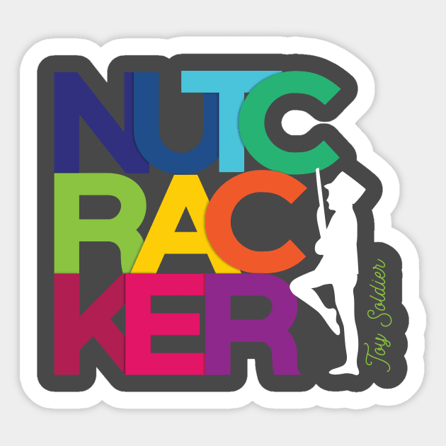 The Nutcracker- Toy Soldier Sticker by The Bold Path